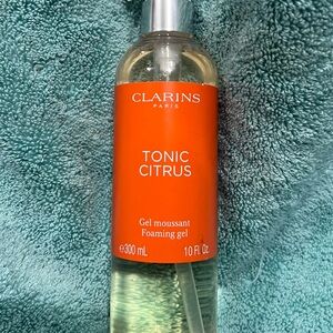 Clarins Tonic Citrus Foaming Gel with Orange Label